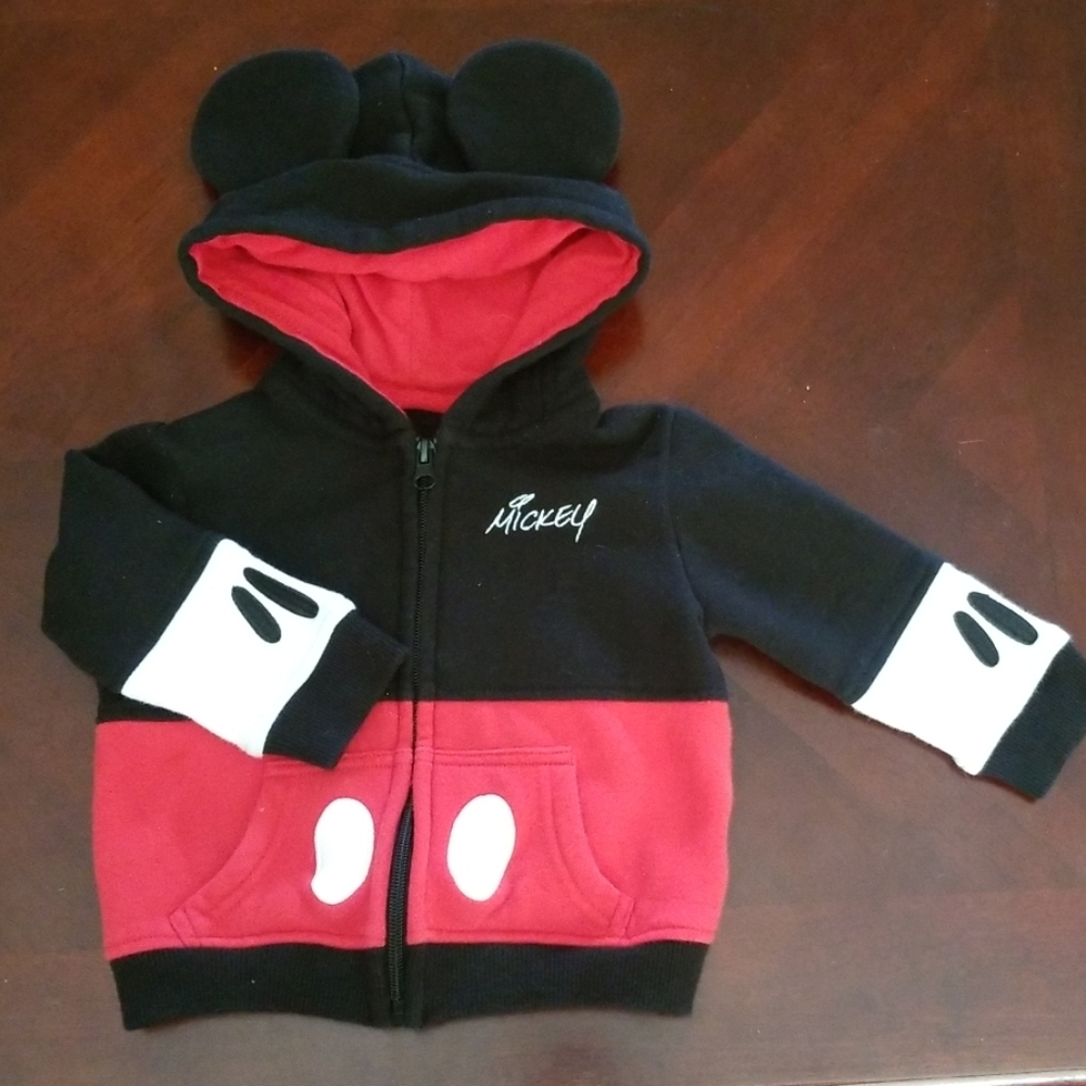 Disney Mickey Mouse Zip Up Hoodie